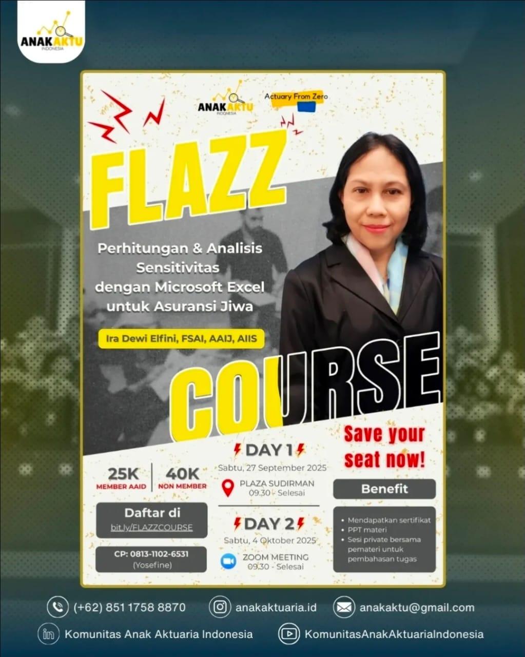 Flazz Course: Profit Testing & Sensitivity Analysis