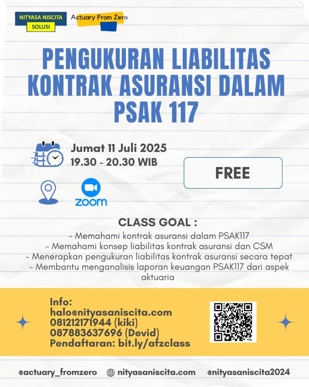 Pengukuran Liabilitas Kontrak Asuransi dalam PSAK 117